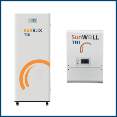 Solutions de stockage triphasées de la gamme SunHome : SunWall Tri et SunBox Tri